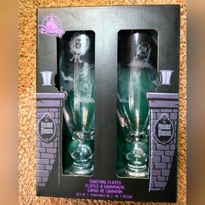 NIB Disney Parks Exclusive Haunted Mansion Toasting Flutes